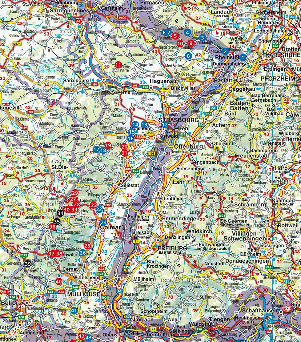 Bild: 9783763331376 | Elsass - Vogesen. Wandern &amp; Einkehren | 50 Touren. Mit GPS-Daten