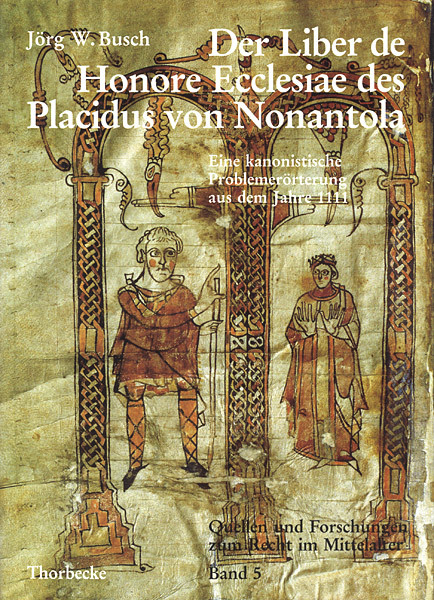 Cover: 9783799560856 | Der Liber de Honore Ecclesiae des Placidus von Nonantola | Busch