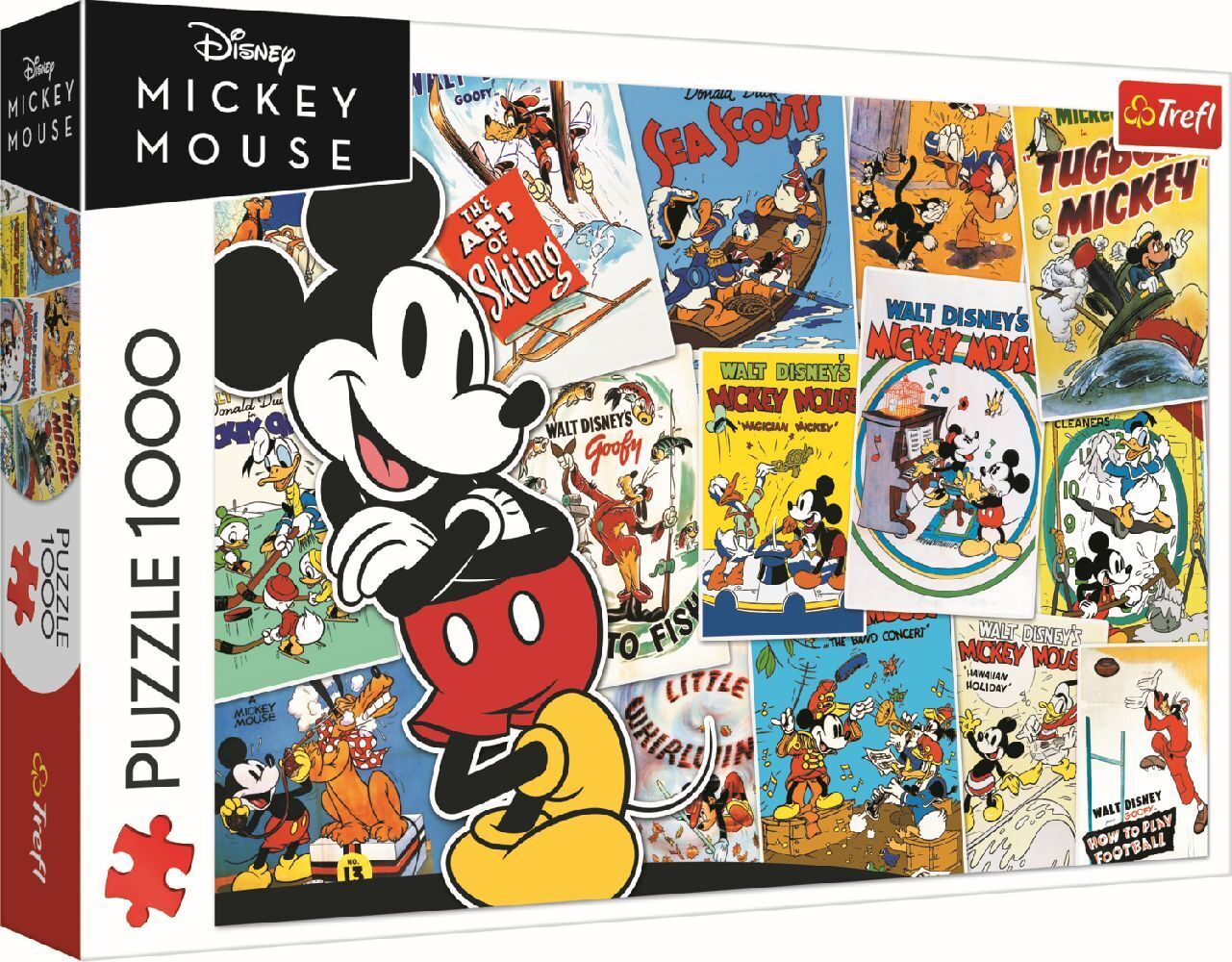 Cover: 5900511107418 | Puzzle 1000 100 Jahre Disney / Mickey Retro | Spiel | In Pappschachtel