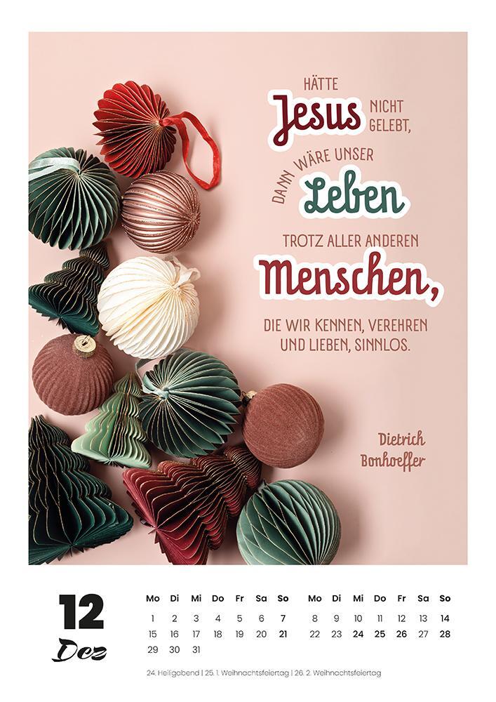 Bild: 4250222905355 | An jedem neuen Tag 2025 | Dietrich Bonhoeffer | Kalender | 12 S.