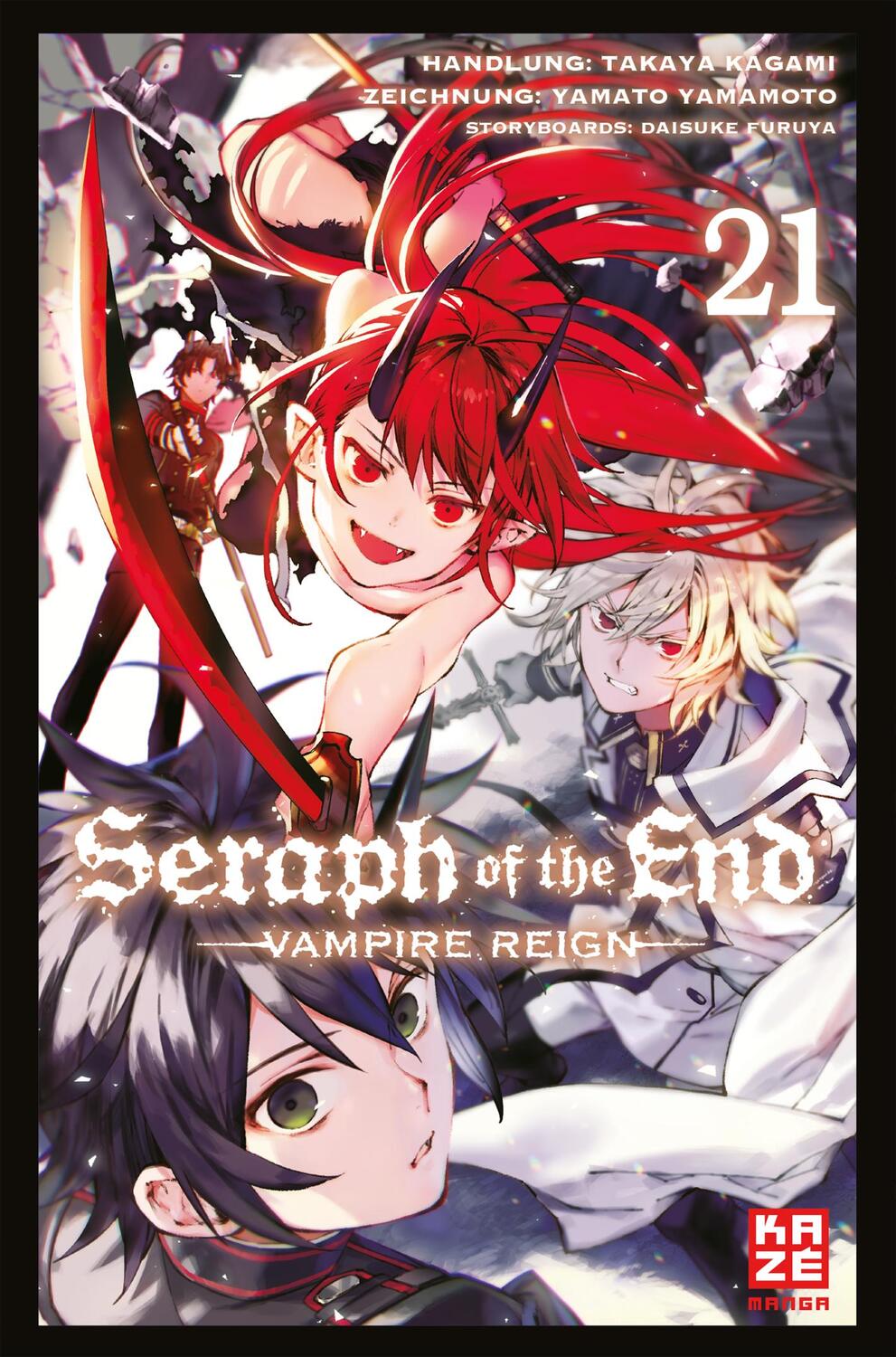 Cover: 9782889514465 | Seraph of the End - Band 21 | Yamato Yamamoto (u. a.) | Taschenbuch