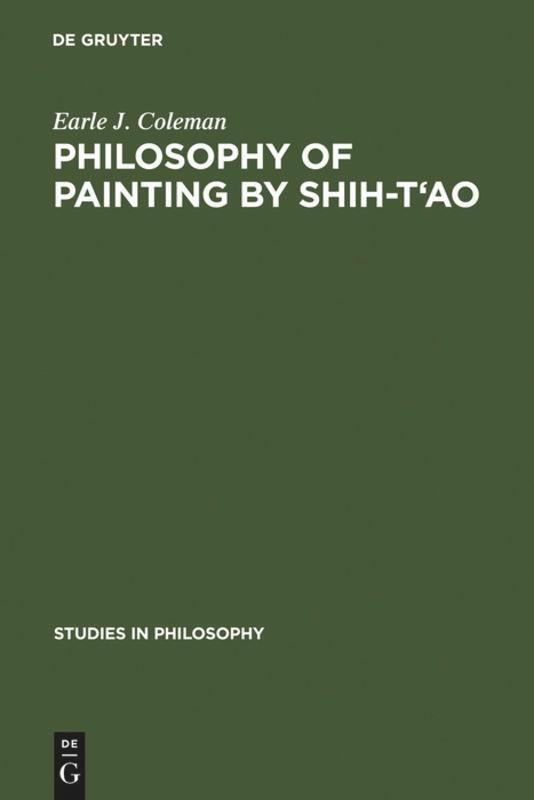 Cover: 9789027977564 | Philosophy of Painting by Shih-T'ao | Earle J. Coleman | Buch | 147 S.