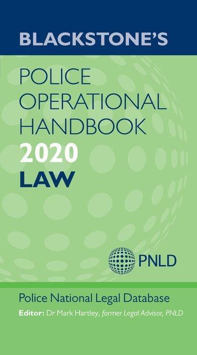 Cover: 9780198848653 | (PNLD), P: Blackstone's Police Operational Handbook 2020: La | 2019