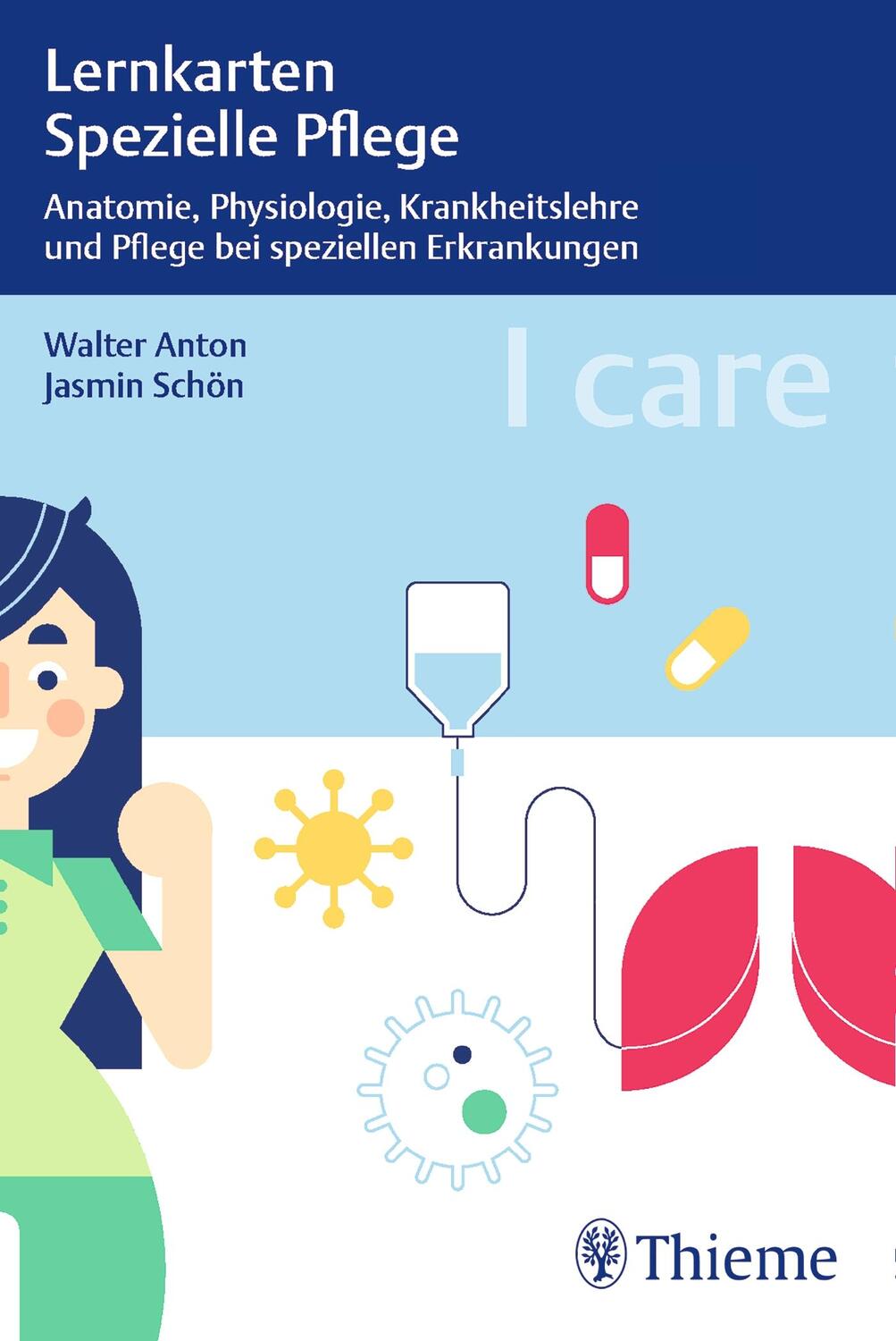 Cover: 9783132401976 | I care Lernkarten Spezielle Pflege | Jasmin Schön (u. a.) | Box | 2018