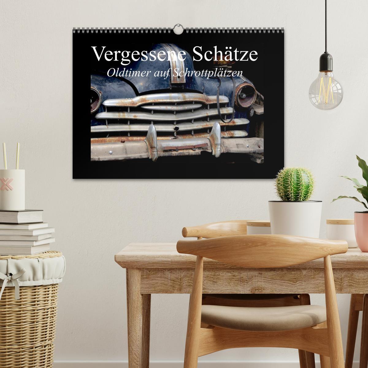 Bild: 9783435212170 | Vergessene Schätze - Oldtimer auf Schrottplätzen (Wandkalender 2025...