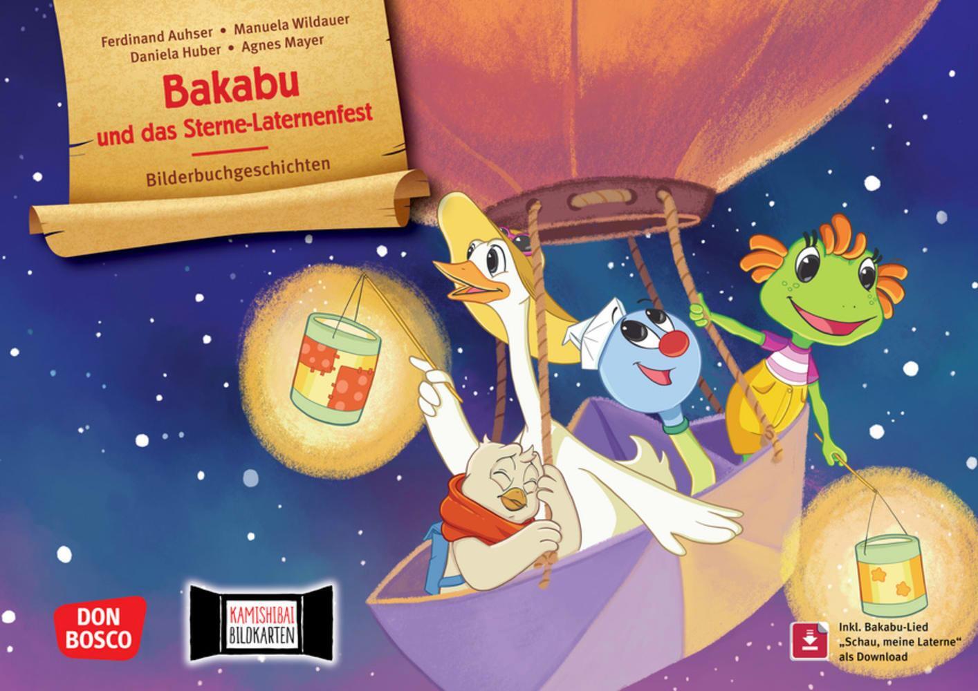 Cover: 4260694920787 | Bakabu und das Sterne-Laternenfest. Kamishibai Bildkartenset | Auhser