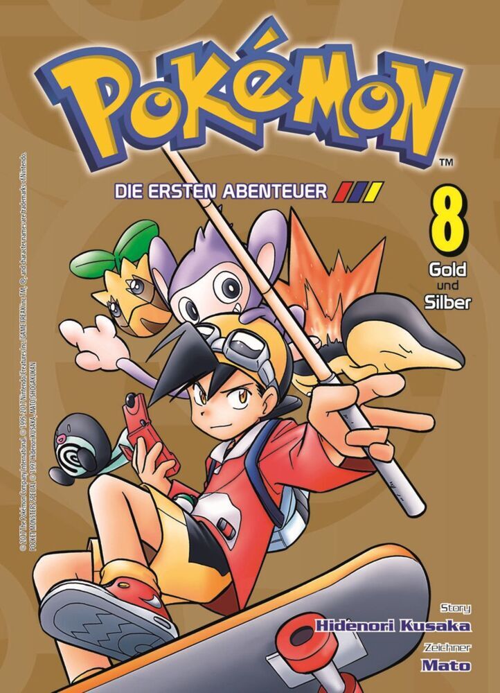 Cover: 9783741601989 | Pokémon - Die ersten Abenteuer 08. Bd.8 | Gold und Silber | Buch