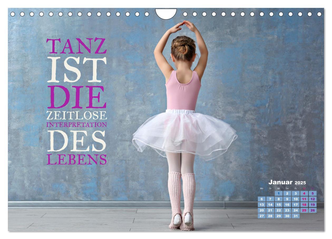 Bild: 9783383857775 | Ballett mit einem Hauch Poesie (Wandkalender 2025 DIN A4 quer),...