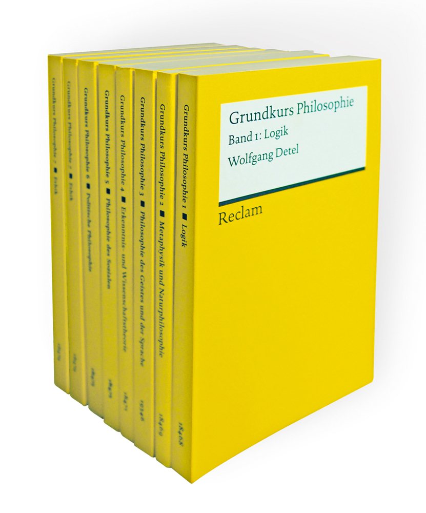 Cover: 9783150300824 | Grundkurs Philosophie | Acht Bände eingeschweißt | Taschenbuch | 2022