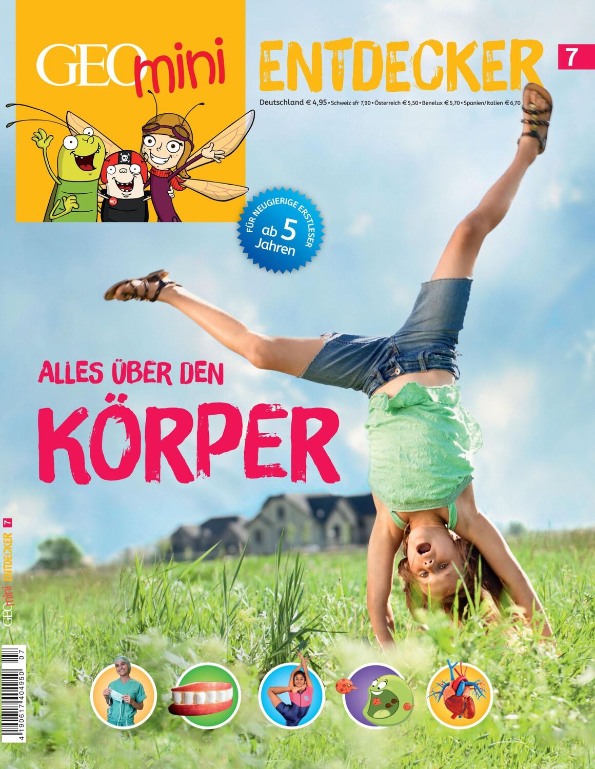 Cover: 9783652011099 | GEOlino mini Entdeckerheft 7/2017 - Alles über den Körper | Wetscher