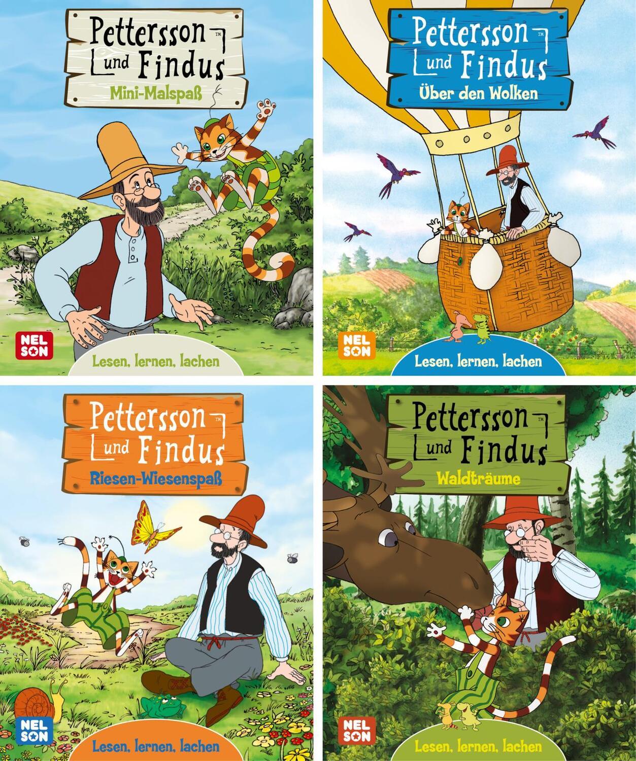 Cover: 9783845122793 | Nelson Mini-Bücher: Pettersson und Findus 5-8 | Box | Deutsch | 2023