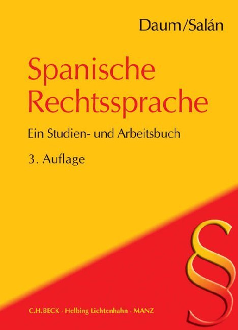 Cover: 9783406671593 | Einführung in die spanische Rechtssprache | Ulrich Daum (u. a.) | Buch
