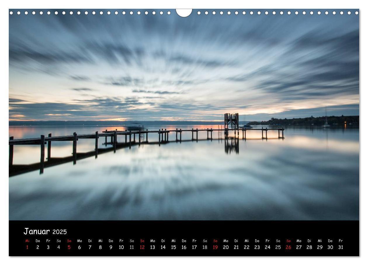 Bild: 9783435578313 | silent minutes - Lichtstimmungen im 5-Seen-Land (Wandkalender 2025...