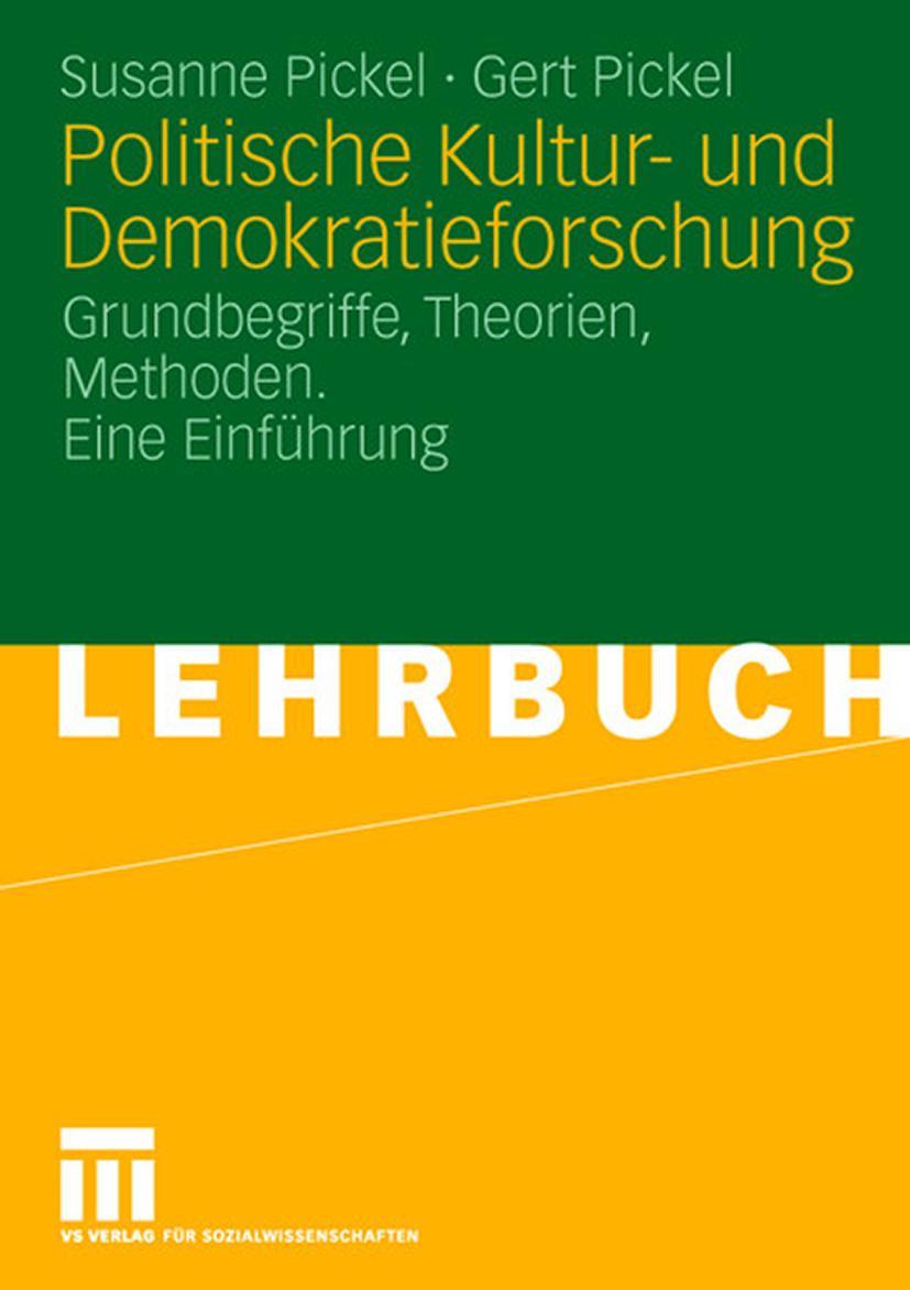 Cover: 9783810033550 | Politische Kultur- und Demokratieforschung | Gert Pickel (u. a.) | xi