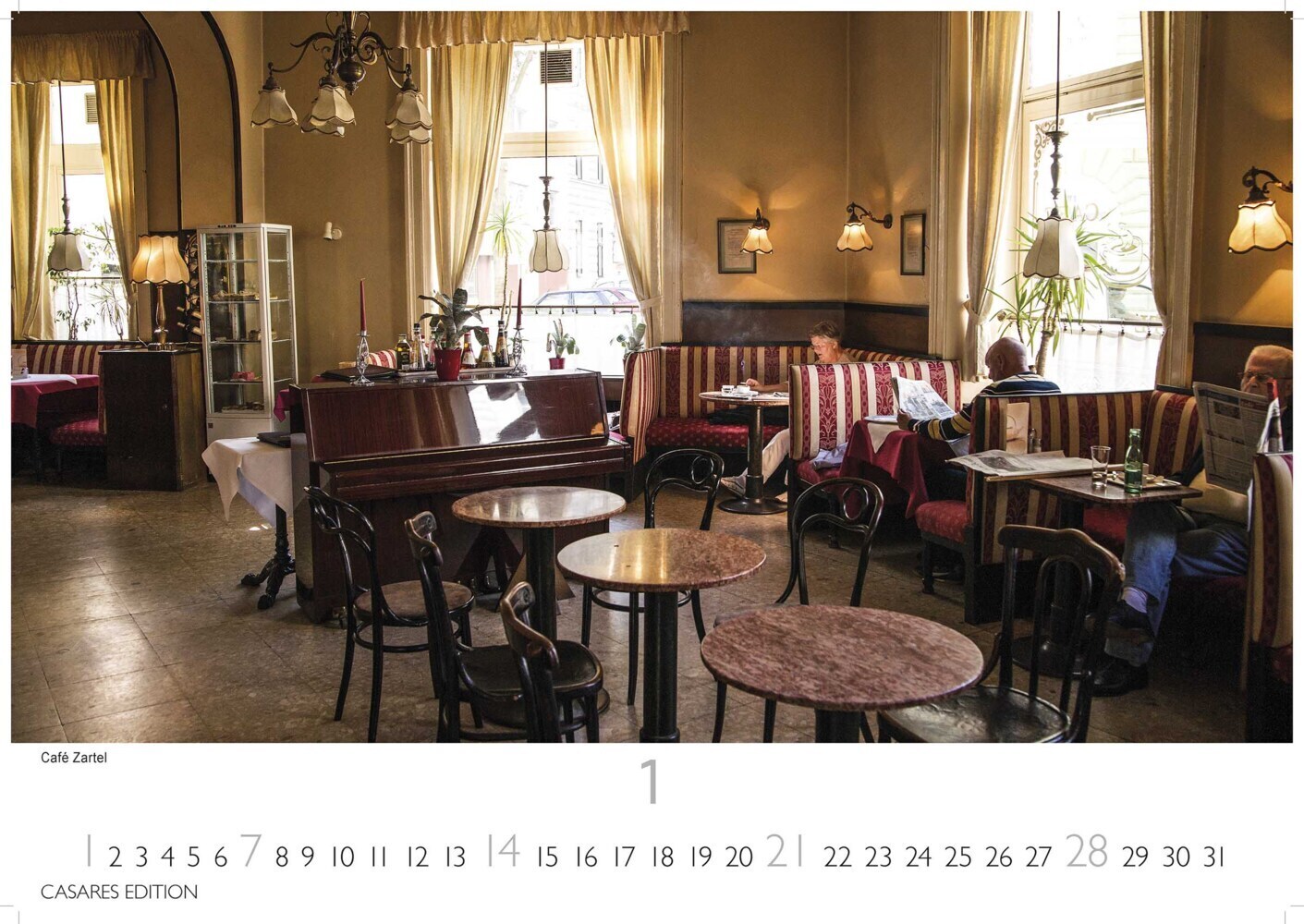 Bild: 9789918620029 | Wiener Caféhaus Kultur 2024 S 24x35cm | H.W. Schawe | Kalender | 14 S.