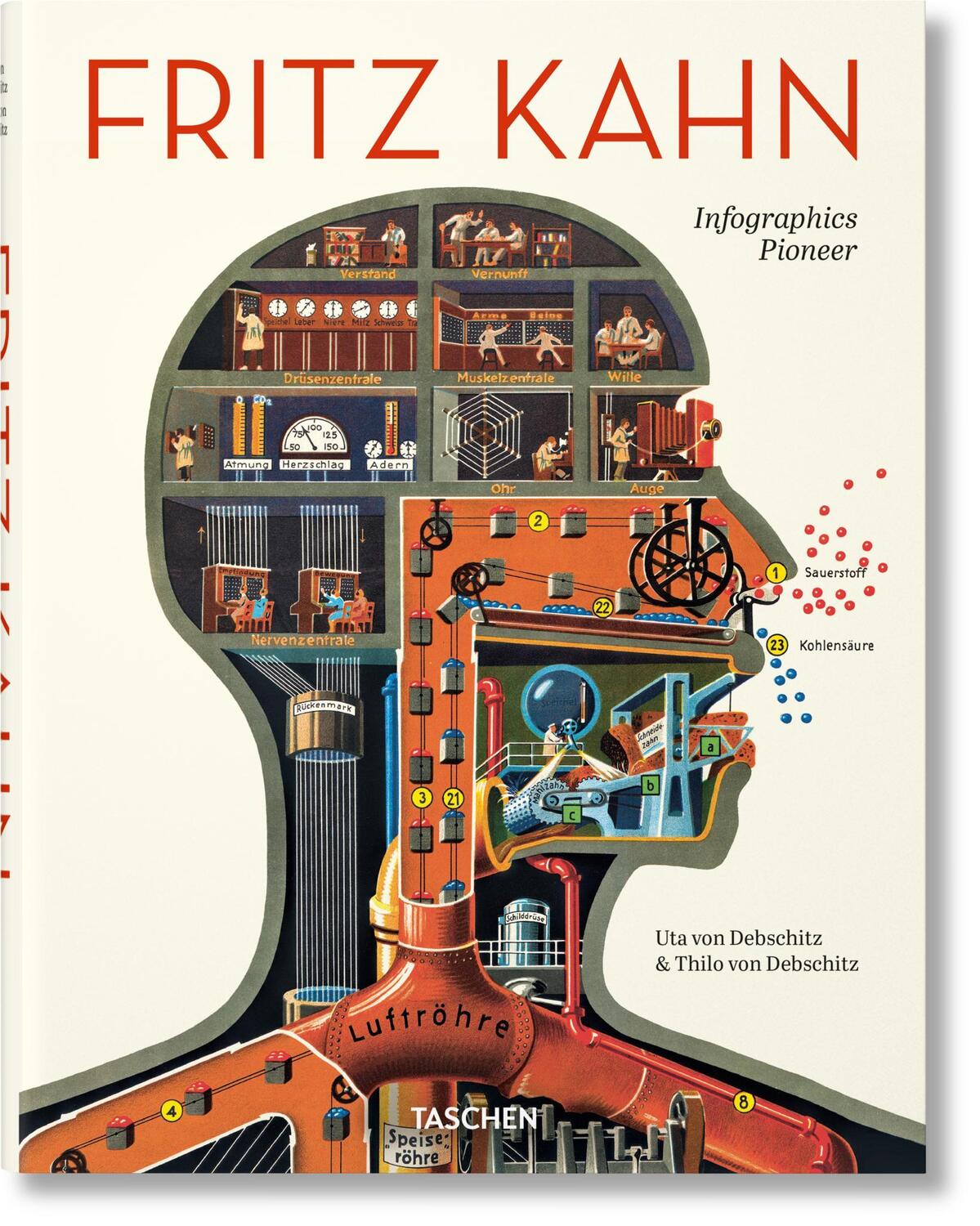 Cover: 9783836590075 | Fritz Kahn. Infographics Pioneer | Uta and Thilo von Debschitz | Buch