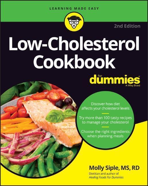 Cover: 9781119894759 | Low-Cholesterol Cookbook For Dummies | Molly Siple | Taschenbuch