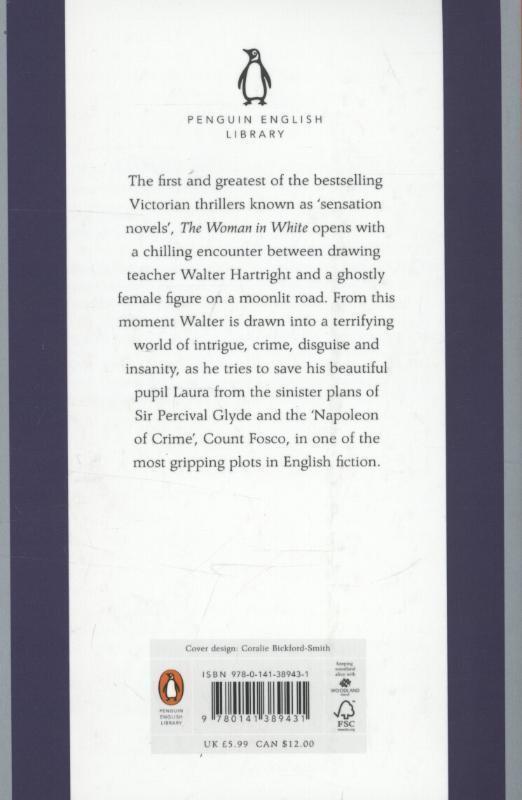 Rückseite: 9780141389431 | The Woman in White | Wilkie Collins | Taschenbuch | Englisch | 2012