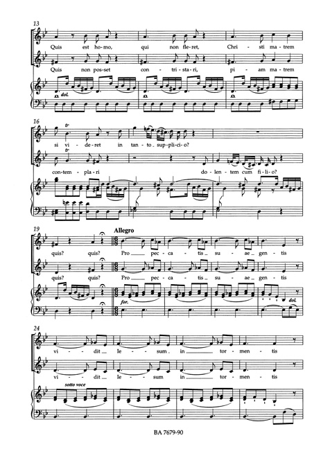 Bild: 9790006528905 | Stabat mater für Sopran, Alt, Streicher und Basso continuo,...