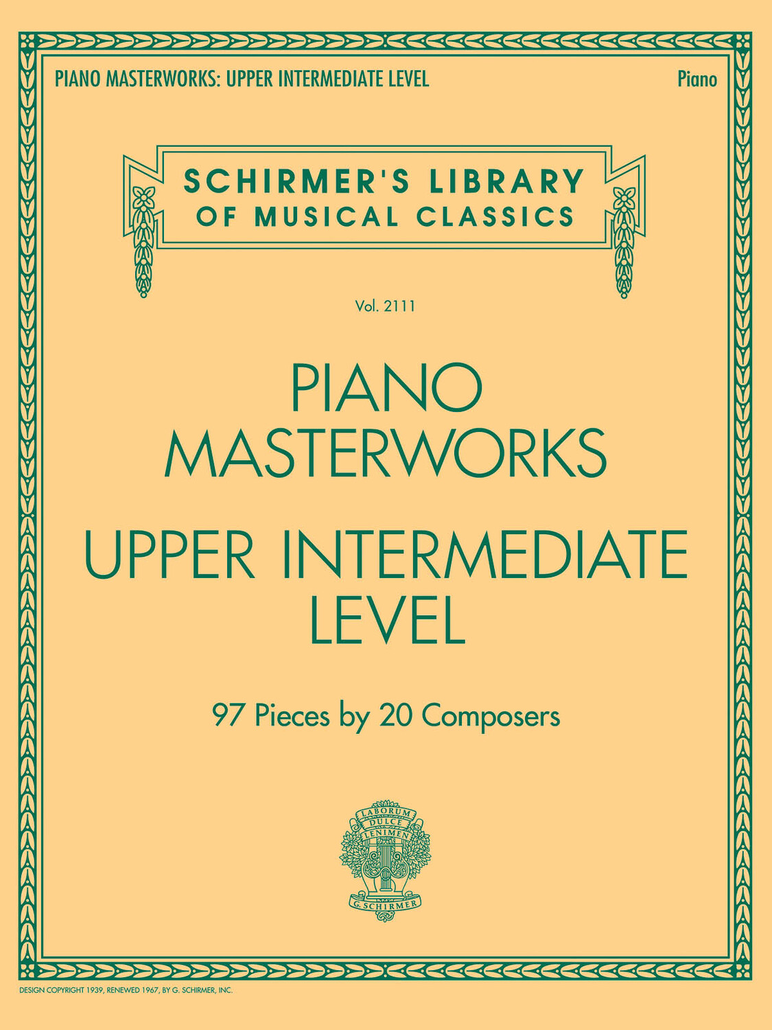 Cover: 888680037086 | Piano Masterworks - Upper Intermediate Level | Piano Collection | Buch