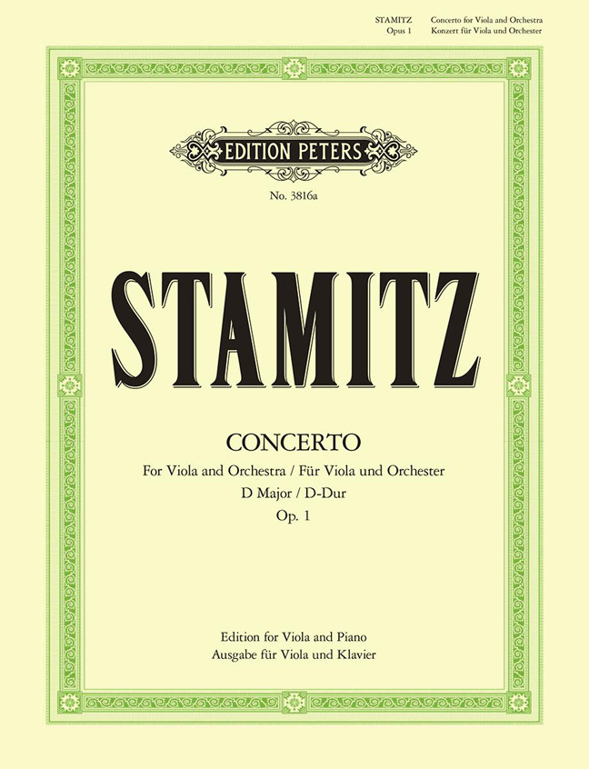Cover: 9790577082462 | Concerto in D Op.1 | Carl Stamitz | Buch | Edition Peters