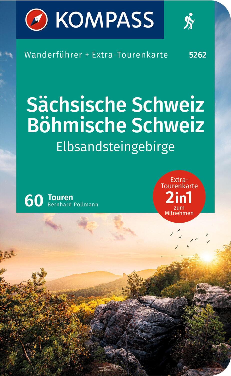 Cover: 9783990449066 | KOMPASS Wanderführer Sächsische Schweiz, Böhmische Schweiz,...