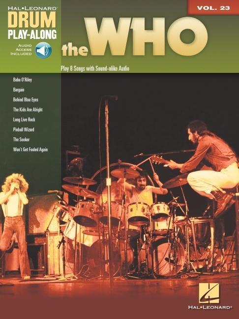 Cover: 9781423482468 | The Who Drum Play-Along Volume 23 Book/Online Audio [With CD (Audio)]