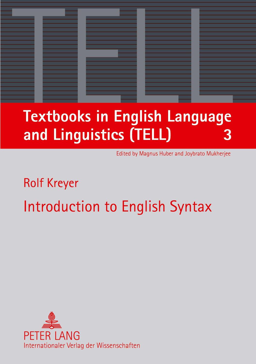 Cover: 9783631559611 | Introduction to English Syntax | Joybrato Mukherjee (u. a.) | Buch