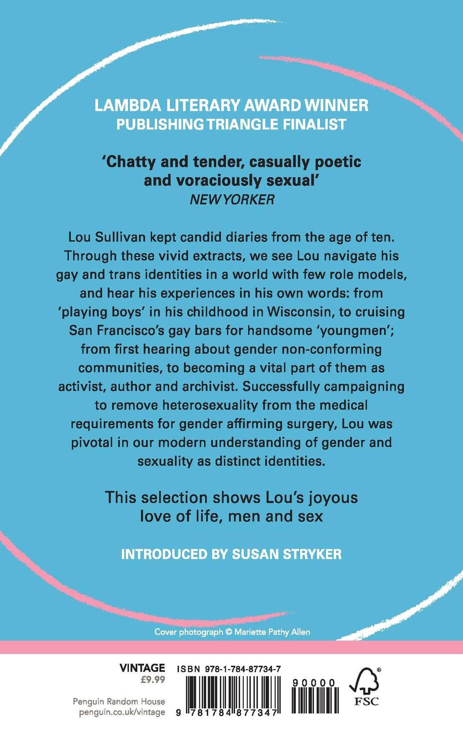 Rückseite: 9781784877347 | Youngman | Selected Diaries of Lou Sullivan | Lou Sullivan | Buch