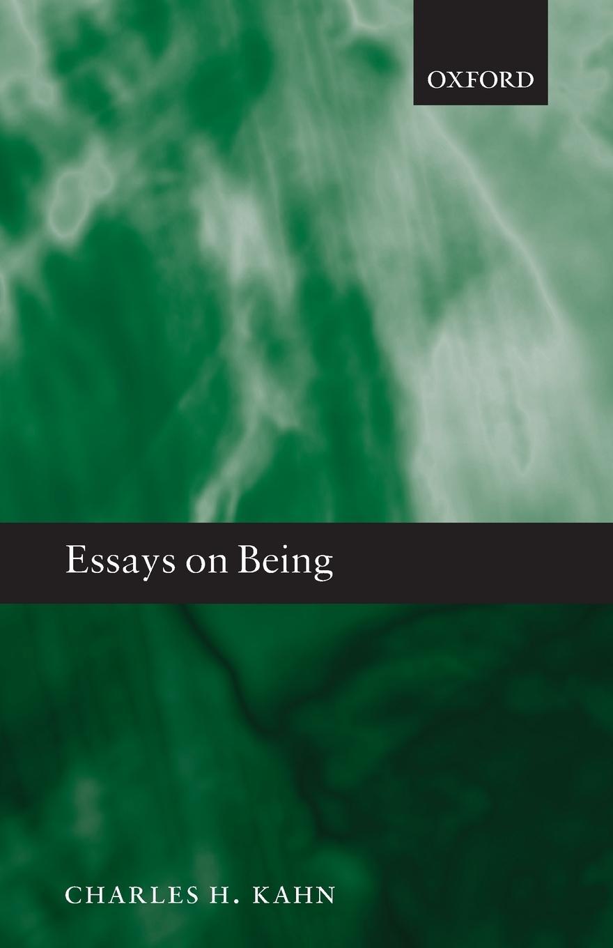 Cover: 9780199654352 | Essays on Being | Charles H Kahn | Taschenbuch | Paperback | Englisch
