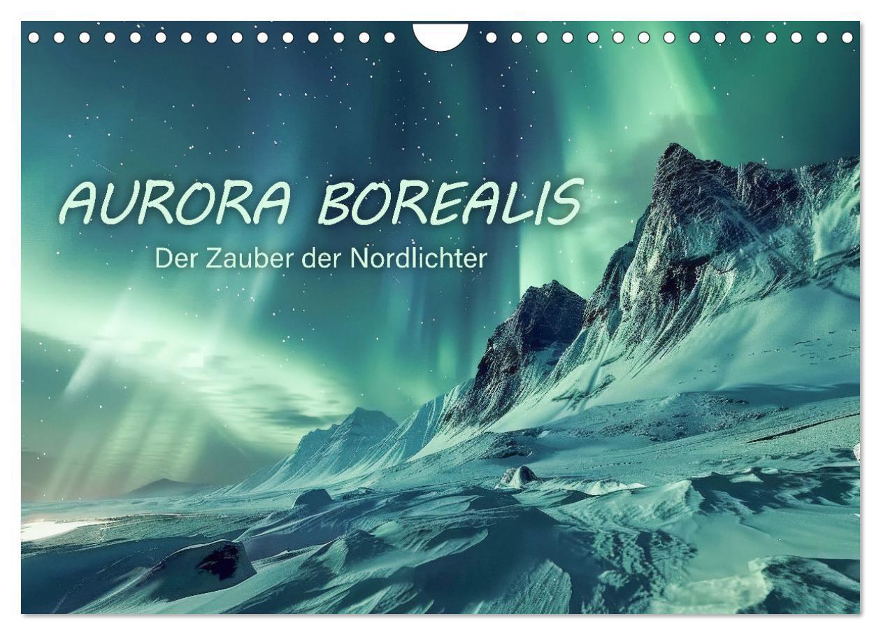 Cover: 9783383813634 | Aurora Borealis - Der Zauber der Nordlichter (Wandkalender 2025 DIN...