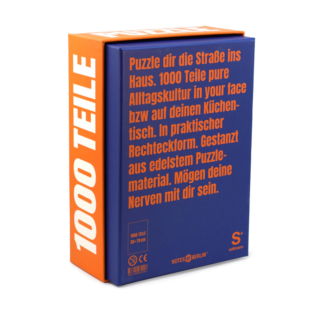 Bild: 9783949070457 | 1.000 Teile Puzzle Notes of Berlin. Motiv "Badelatschen" | Spiel