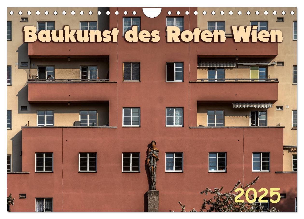 Cover: 9783435232826 | Baukunst des Roten Wien (Wandkalender 2025 DIN A4 quer), CALVENDO...