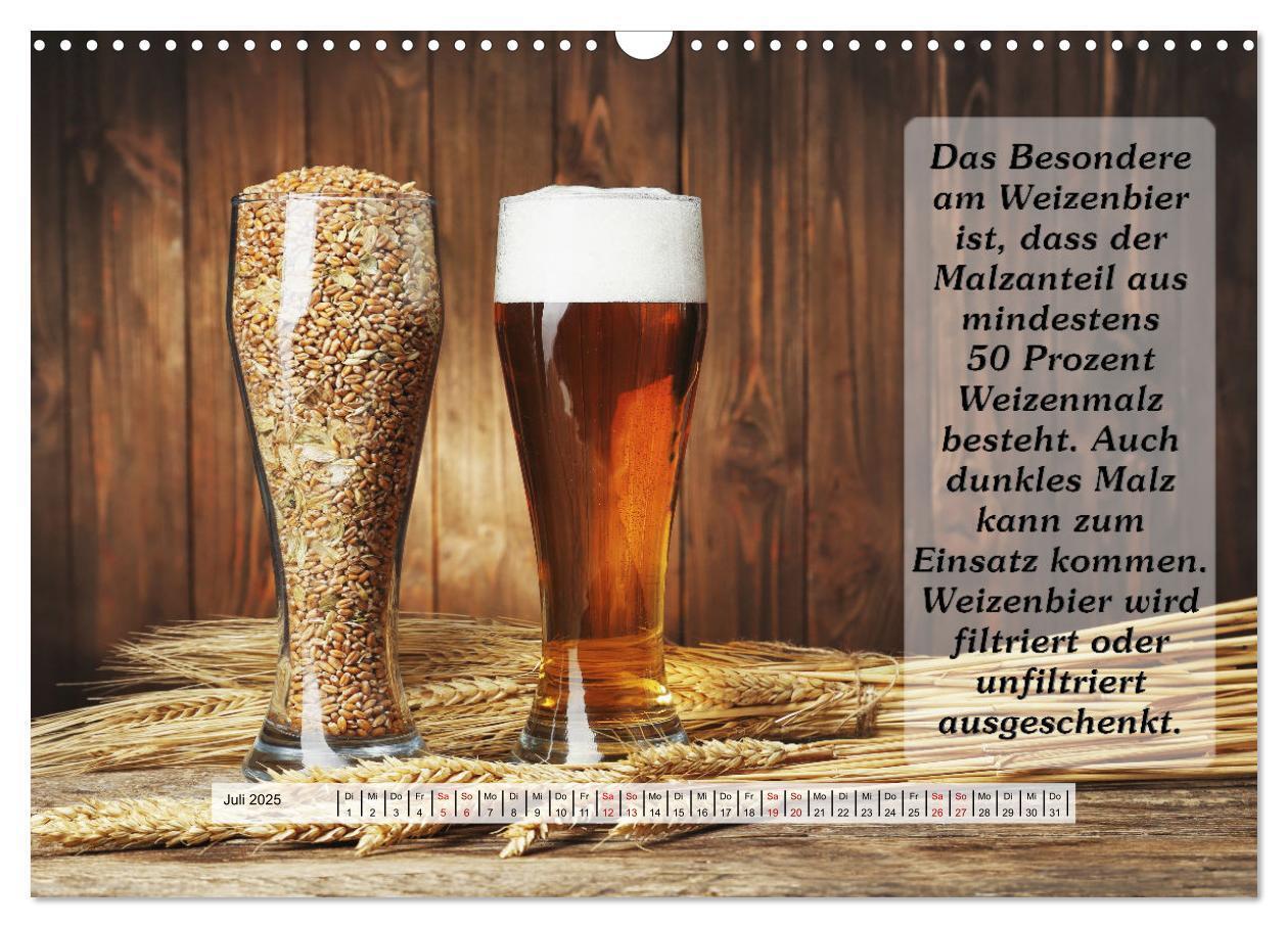 Bild: 9783435036806 | Wissenswertes über Bier (Wandkalender 2025 DIN A3 quer), CALVENDO...