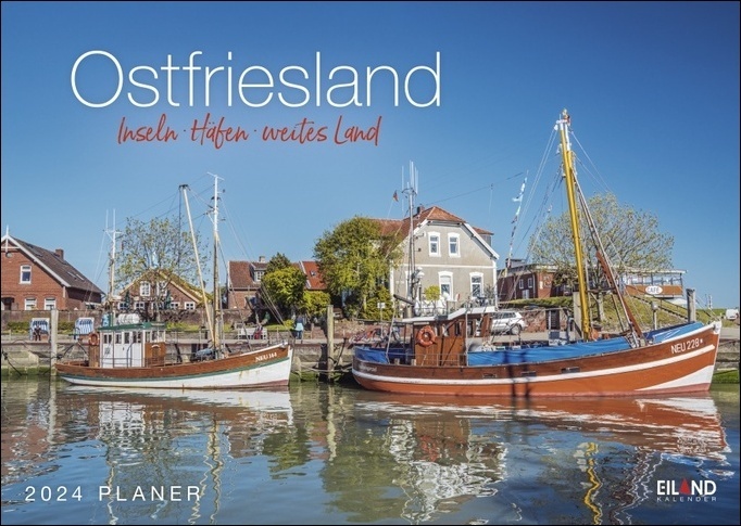 Cover: 9783964022950 | Moin! Ostfriesland Planer 2024. Praktischer Wandplaner mit Raum für...