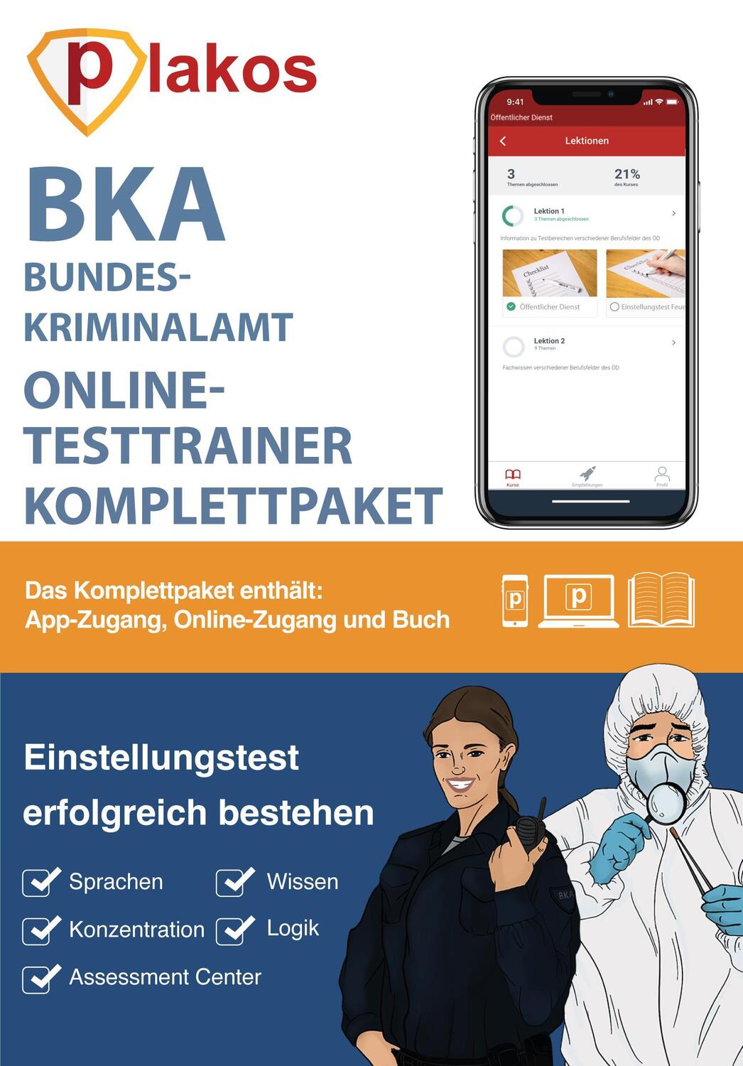 Cover: 9783948144579 | Bundeskriminalamt / BKA Einstellungstest Komplettpaket | Erdmann