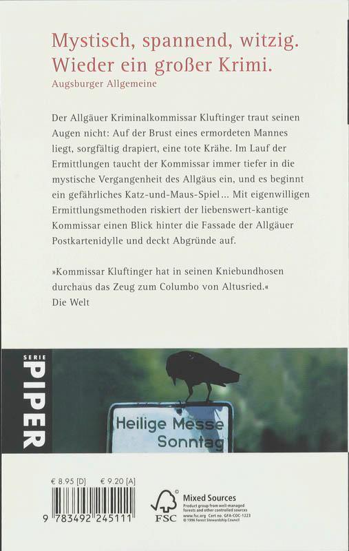 Rückseite: 9783492245111 | Erntedank | Kluftingers zweiter Fall | Volker Klüpfel (u. a.) | Buch