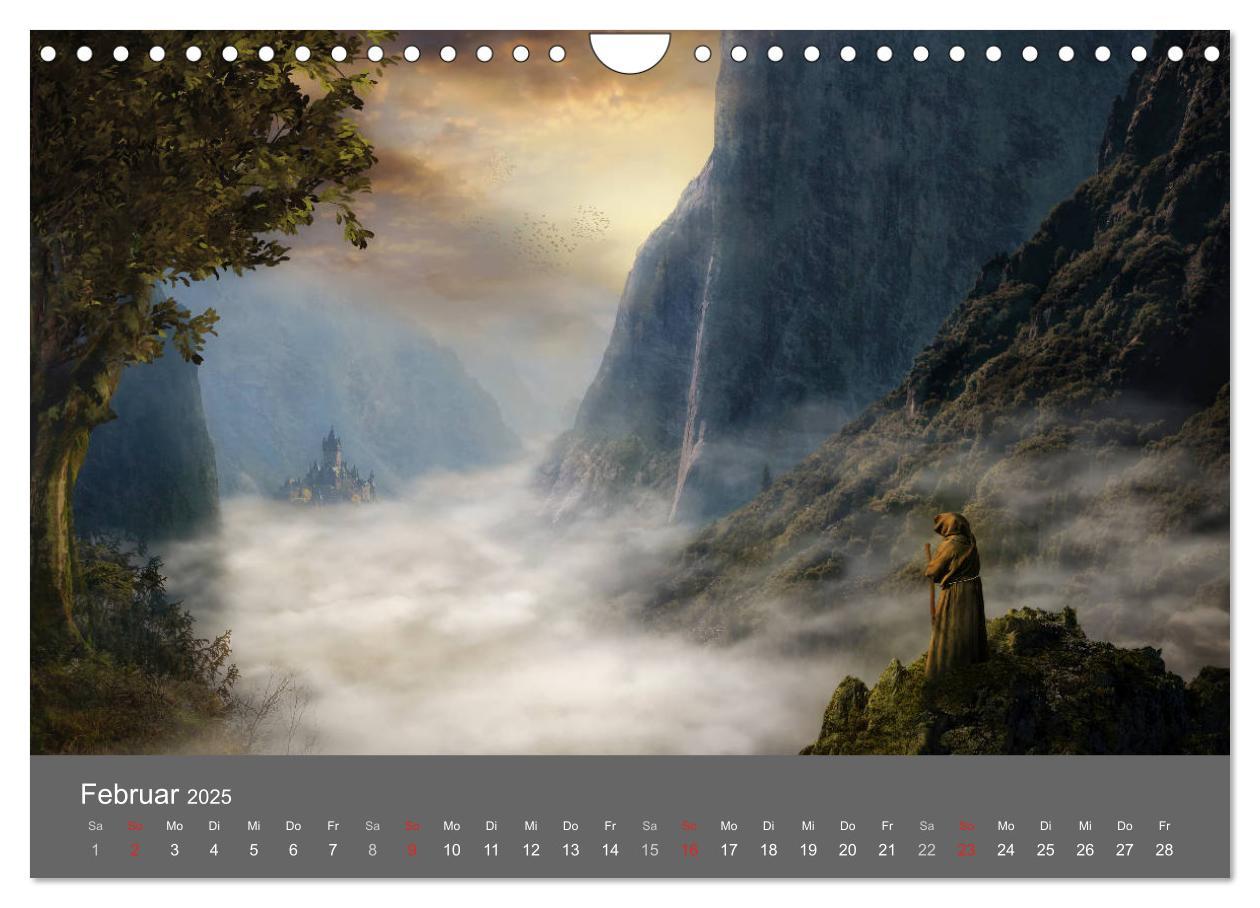 Bild: 9783435621156 | Zwielicht - Fantasylandschaften (Wandkalender 2025 DIN A4 quer),...