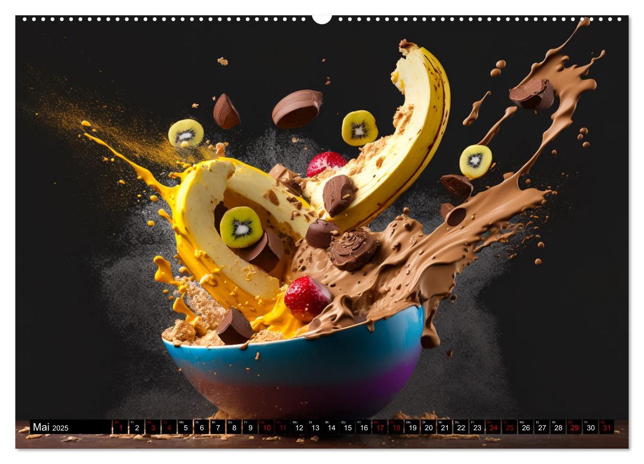 Bild: 9783383905049 | Müsli Frühstück (Wandkalender 2025 DIN A2 quer), CALVENDO...