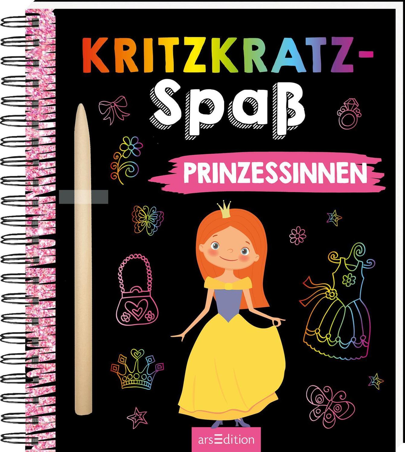 Cover: 9783845858494 | Kritzkratz-Spaß Prinzessinnen | Taschenbuch | Softcover mit Stift