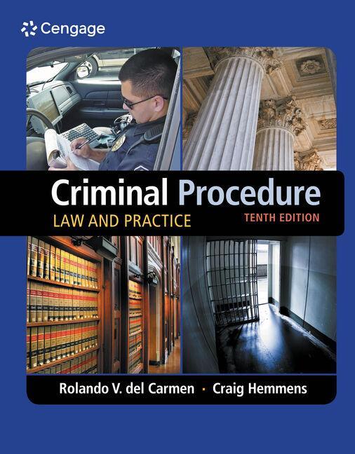 Cover: 9781305577367 | Criminal Procedure: Law and Practice | Rolando V. Del Carmen (u. a.)