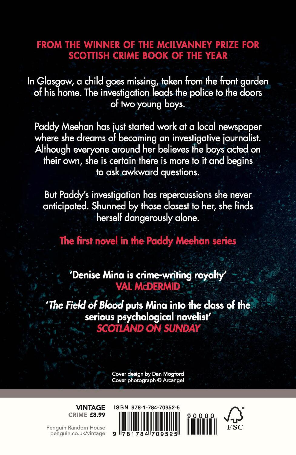 Rückseite: 9781784709525 | The Field of Blood | Denise Mina | Taschenbuch | Paddy Meehan | 2019