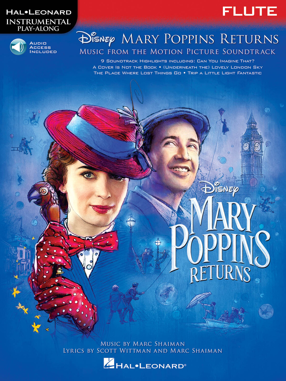 Cover: 888680914462 | Mary Poppins Returns for Flute | Marc Shaiman_Scott Wittman | 2019