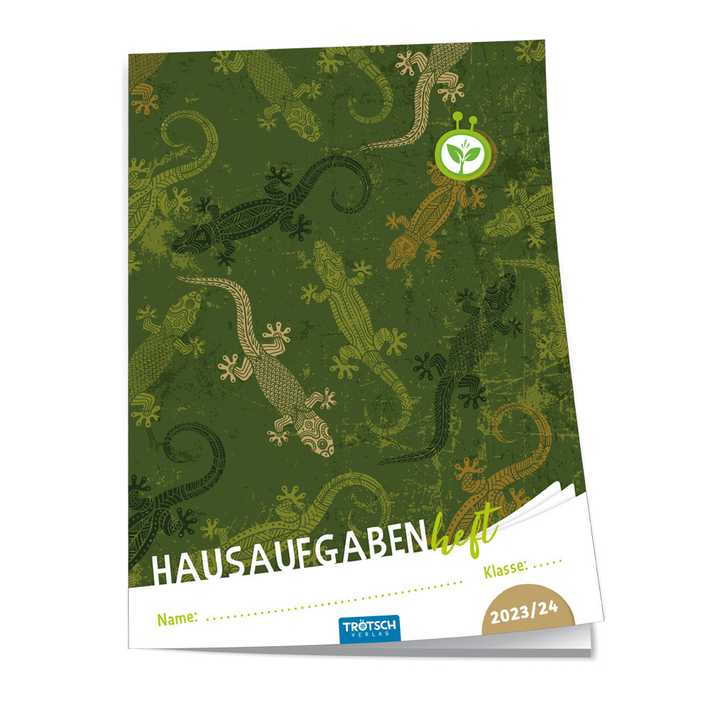 Cover: 4251901504531 | Trötsch Jahresbezogenes Hausaufgabenheft Lizard 23/24 | Co.KG | 112 S.