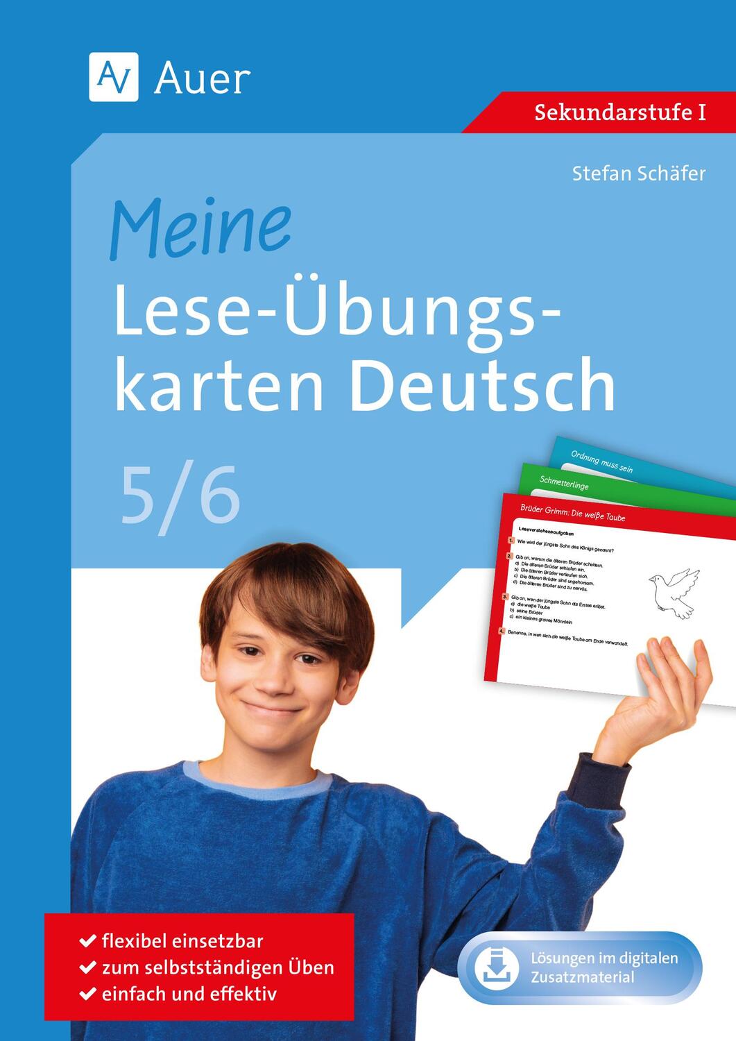 Cover: 9783403089087 | Meine Lese-Übungskarten Deutsch 5-6 | Stefan Schäfer | Taschenbuch
