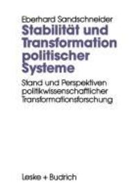 Cover: 9783810012364 | Stabilität und Transformation politischer Systeme | Sandschneider