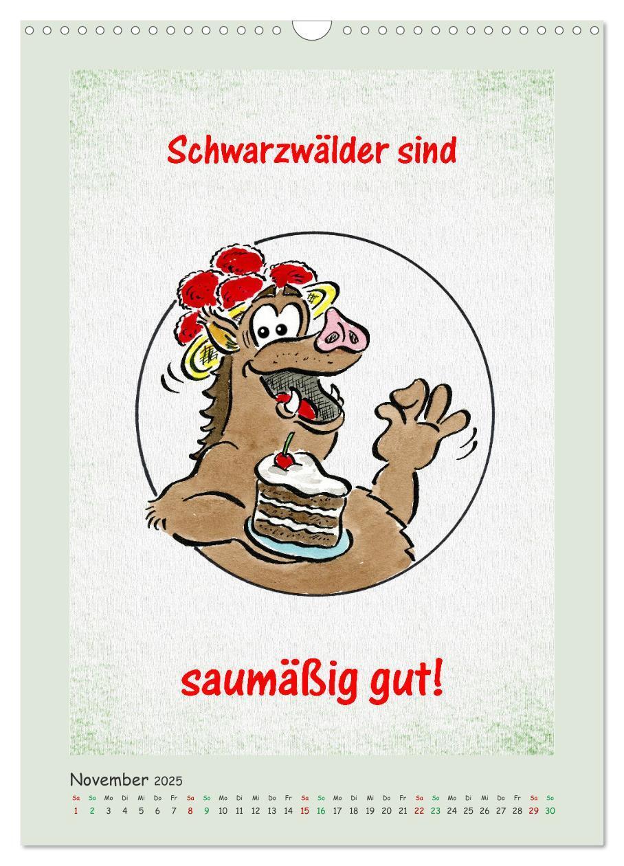 Bild: 9783435931903 | Bollenhut Cartoons (Wandkalender 2025 DIN A3 hoch), CALVENDO...