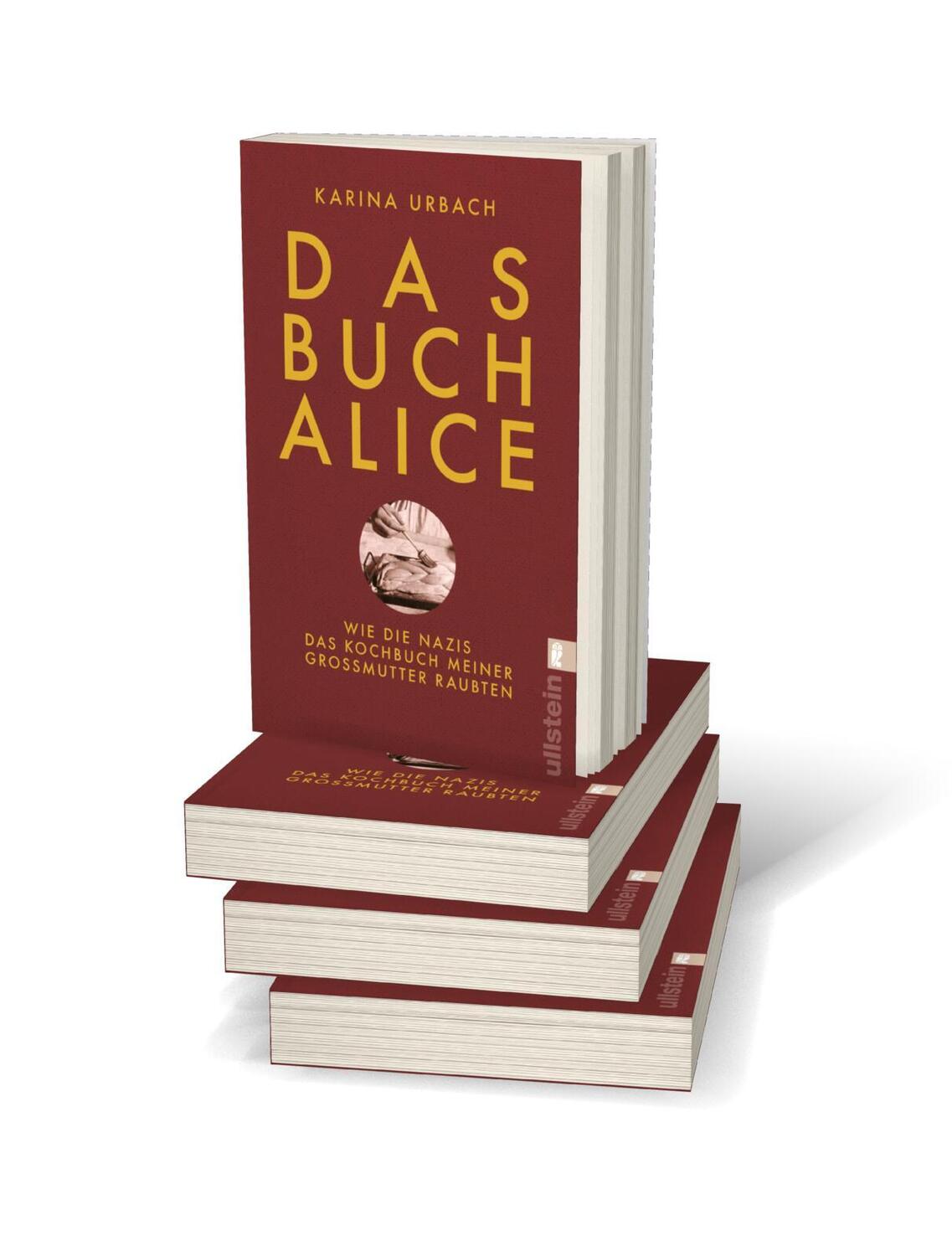 Bild: 9783548065168 | Das Buch Alice | Wie die Nazis das Kochbuch meiner Großmutter raubten