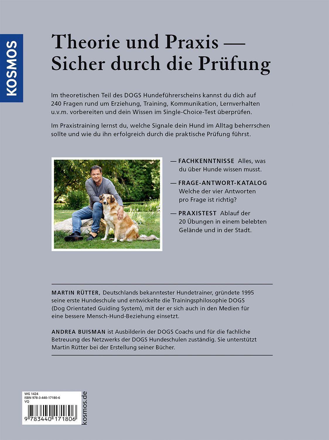 Bild: 9783440171806 | DOGS Hundeführerschein | Mit Frage-Antwort-Katalog | Rütter (u. a.)