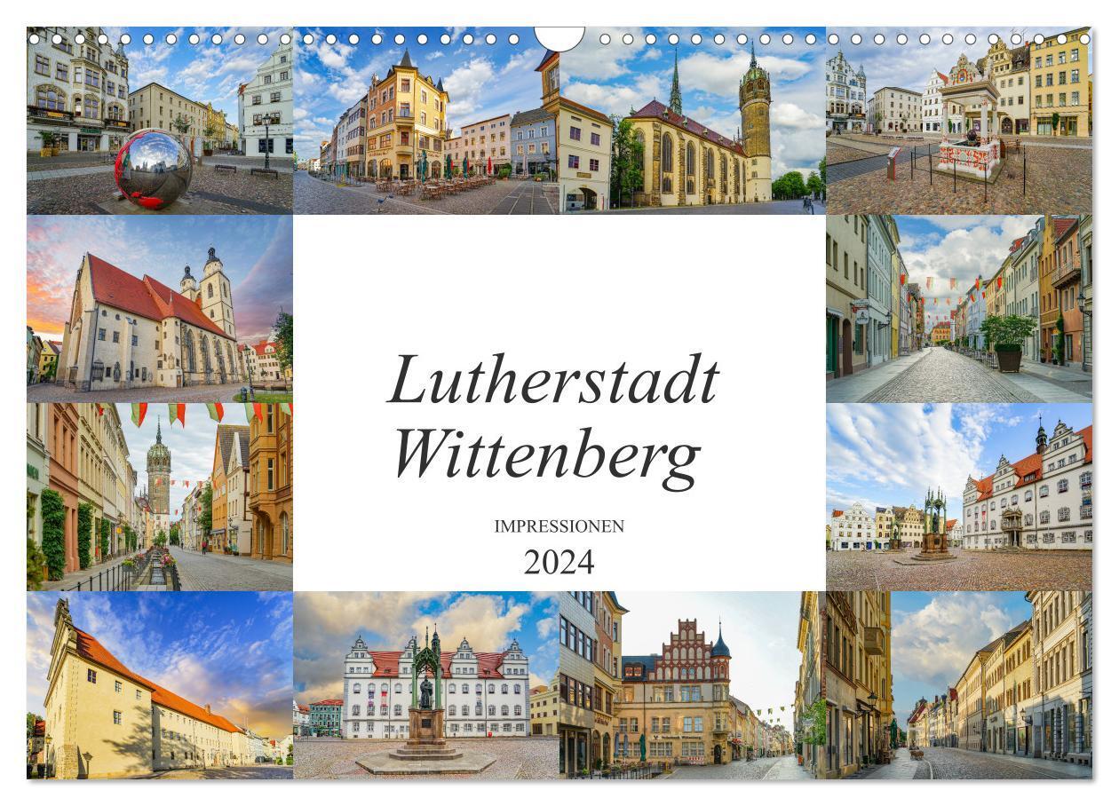 Cover: 9783675887879 | Lutherstadt Wittenberg Impressionen (Wandkalender 2024 DIN A3...